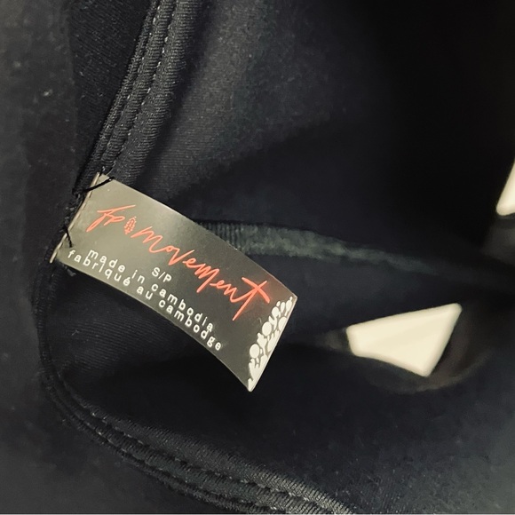 Free People FP Movement Dance All Day Bubble Skort Black Size Small OB2158278 - Picture 5 of 8